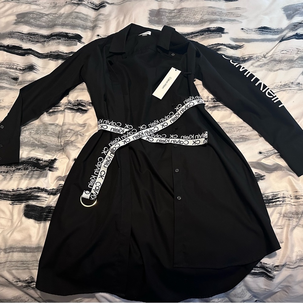 Button up shirt dress